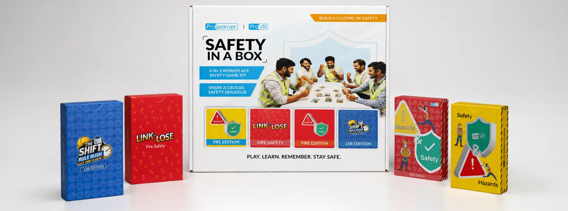 Safety in a Box: four card games in one training kit